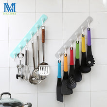 Load image into Gallery viewer, Multifunction Kitchen Storage Hook Holder 6 Hooks Wall Door Holder Hanger Rack For Spoon Scoop Bathroom Kitchen Organizer