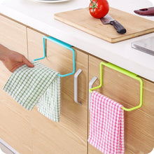 Load image into Gallery viewer, Towel Rack Hanging Holder Organizer Bathroom Kitchen Cabinet Cupboard Hanger Kitchen Supplies Accessories Cocina