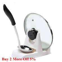 Load image into Gallery viewer, кухня Spoon Pot Lid Shelf Cooking Storage Kitchen Decor Tool Stand Holder Pot Lid Holder Rack New kuchnia cucina küche מטבח